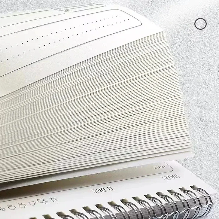 A5 Spiral-Tagesplaner mit stündlichem Zeitgitter und Checkliste