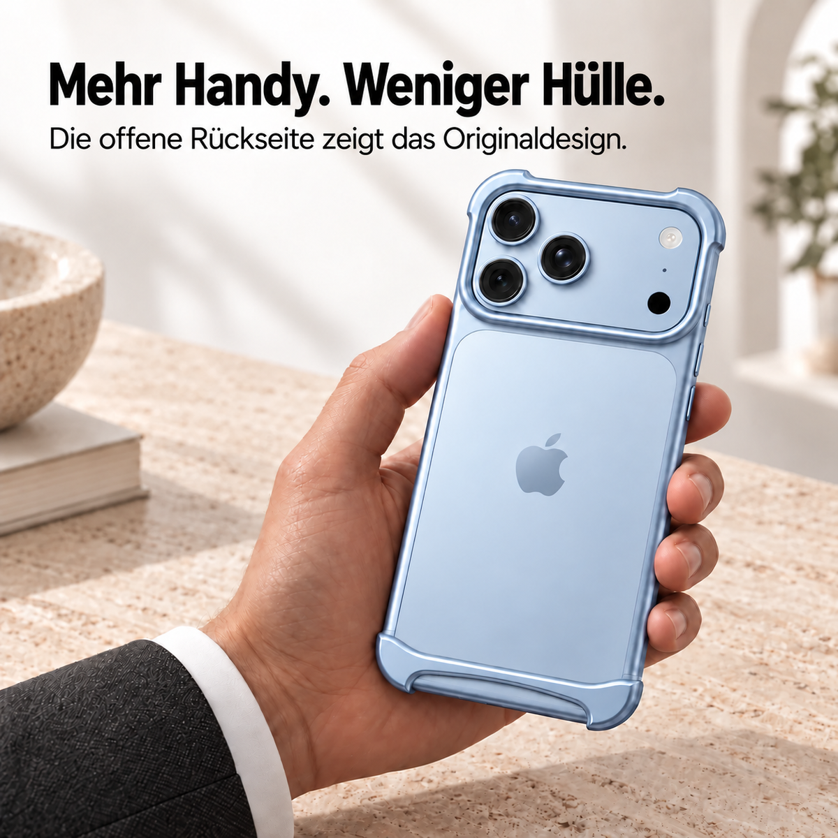 Nordspur | Schlanke Aluminium-iPhone-Bumper-Hülle – Stoßfeste Minimalistische Schutzhülle