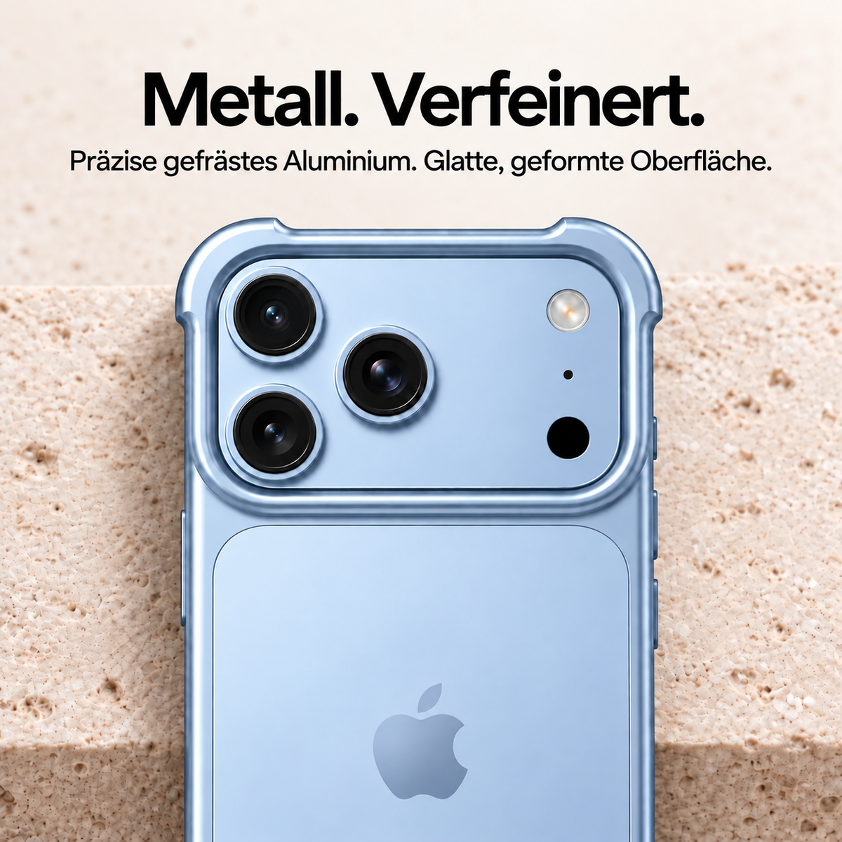 Nordspur | Schlanke Aluminium-iPhone-Bumper-Hülle – Stoßfeste Minimalistische Schutzhülle