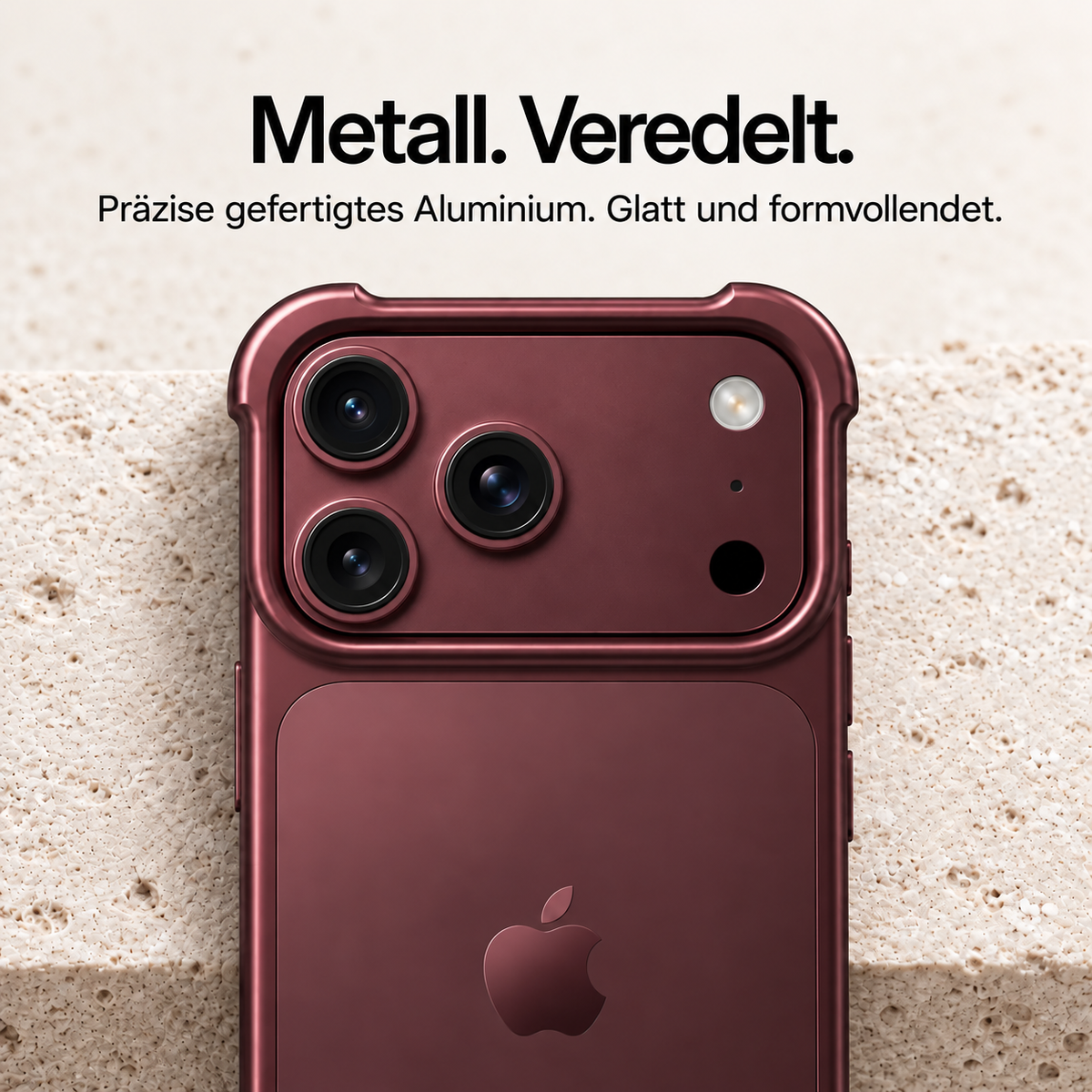 Nordspur | Schlanke Aluminium-iPhone-Bumper-Hülle – Stoßfeste Minimalistische Schutzhülle