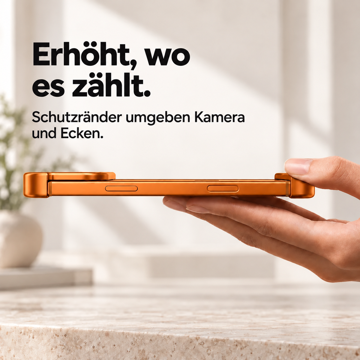 Nordspur | Schlanke Aluminium-iPhone-Bumper-Hülle – Stoßfeste Minimalistische Schutzhülle