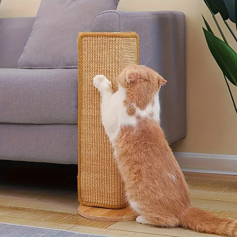 Katzen Kratzmatte Sisal schräg Holzrahmen verstellbar