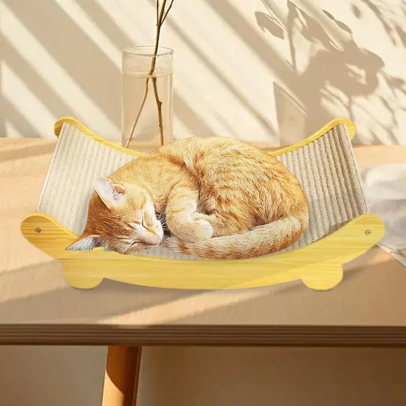 Sisal Kratzpad und Katzenbett für Krallenpflege und Schlafplatz