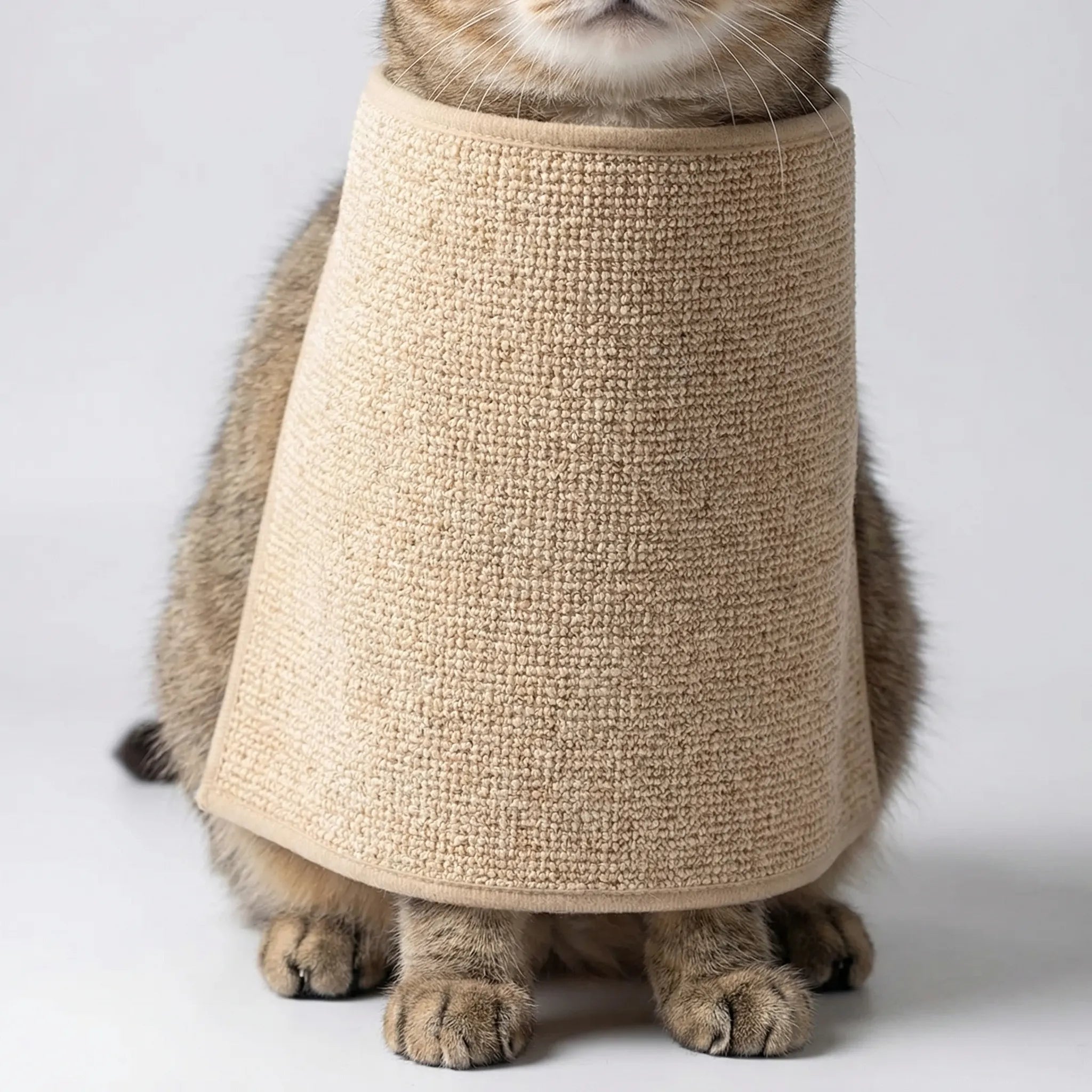 Vertikales Kratzbrett für Katzen zur Wandmontage