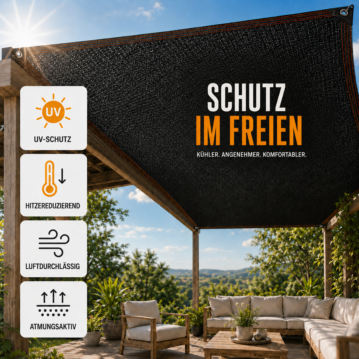 Nordspur | Shadefold Schweres Schattierungsnetz