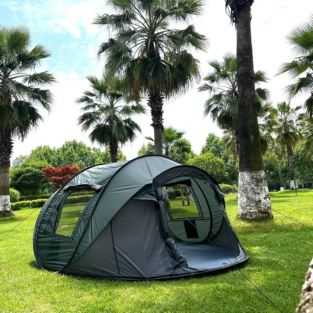 Automatisches Pop-Up-Familienzelt wasserdicht geräumig Camping Zelt
