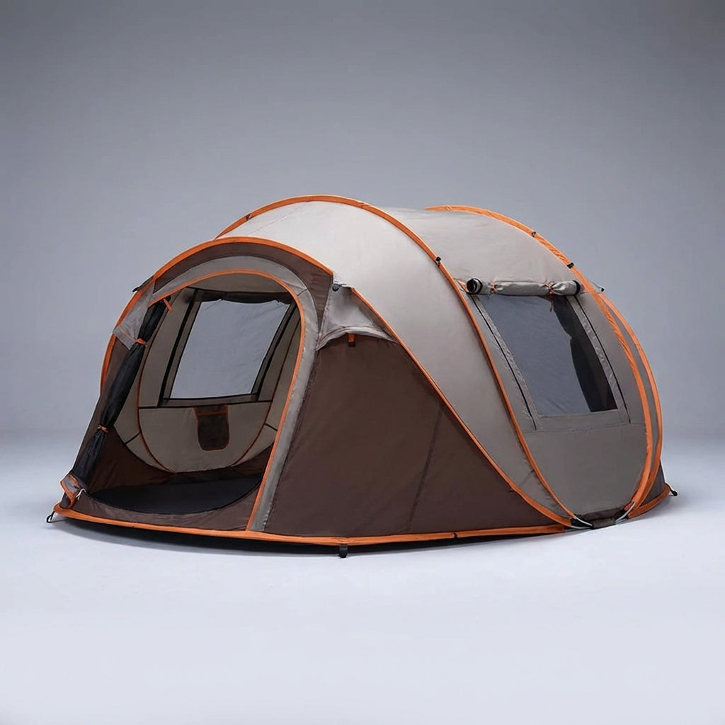 Automatisches Pop-Up-Familienzelt wasserdicht geräumig Camping Zelt