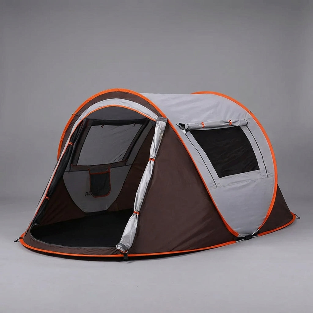 Automatisches Pop-Up-Familienzelt wasserdicht geräumig Camping Zelt