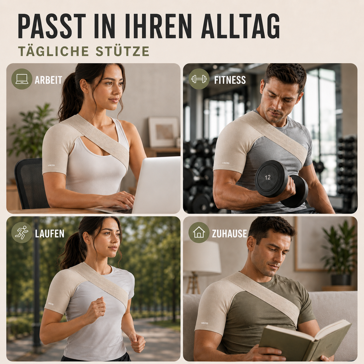 Nordspur | Shouldrax Elastische Schulterstütze