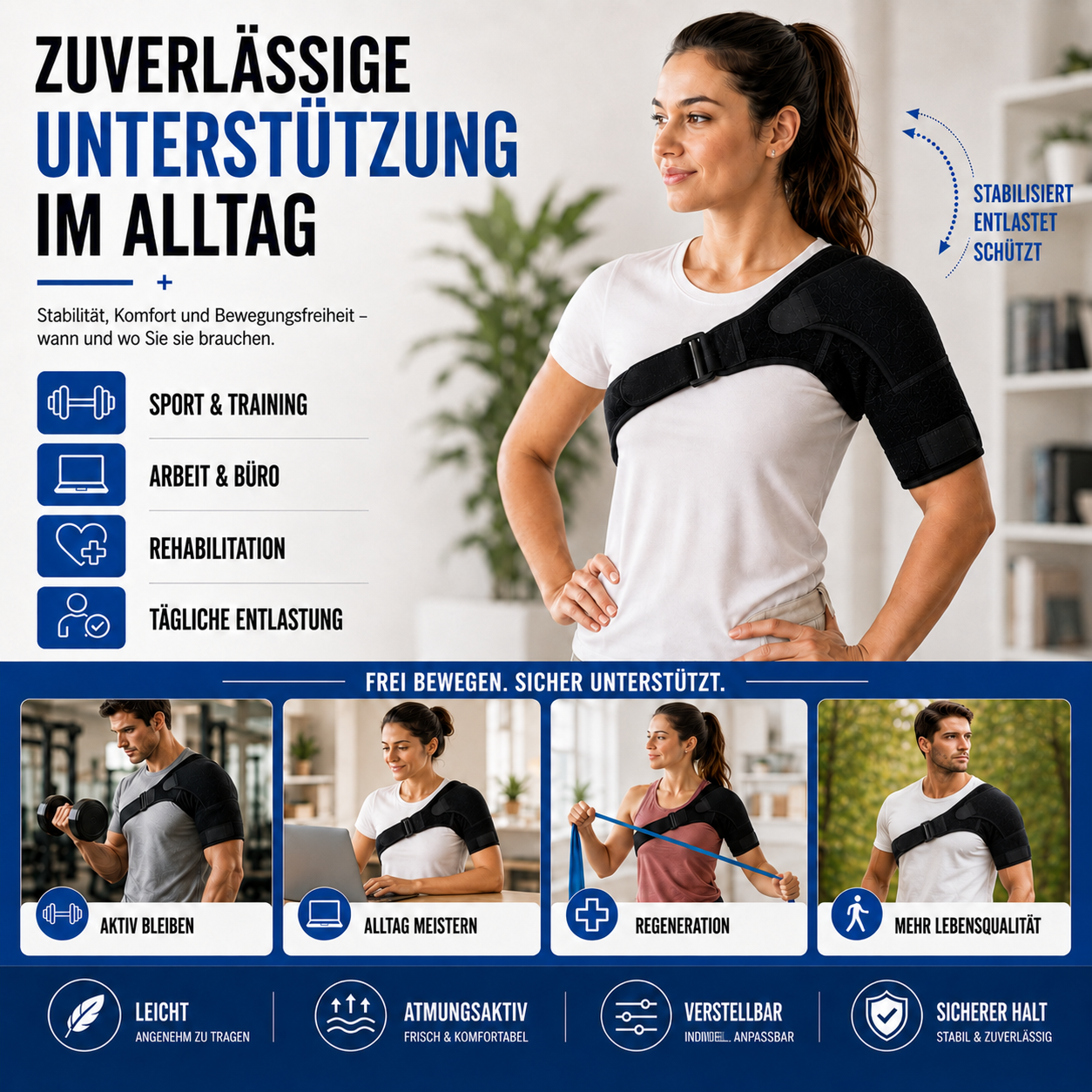 Nordspur | Shouldrax Verstellbare Schulterstützbandage