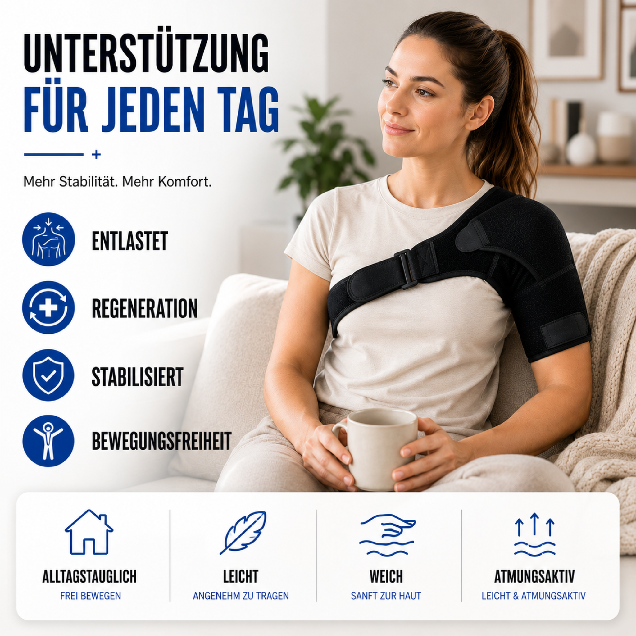 Nordspur | Shouldrax Verstellbare Schulterstützbandage