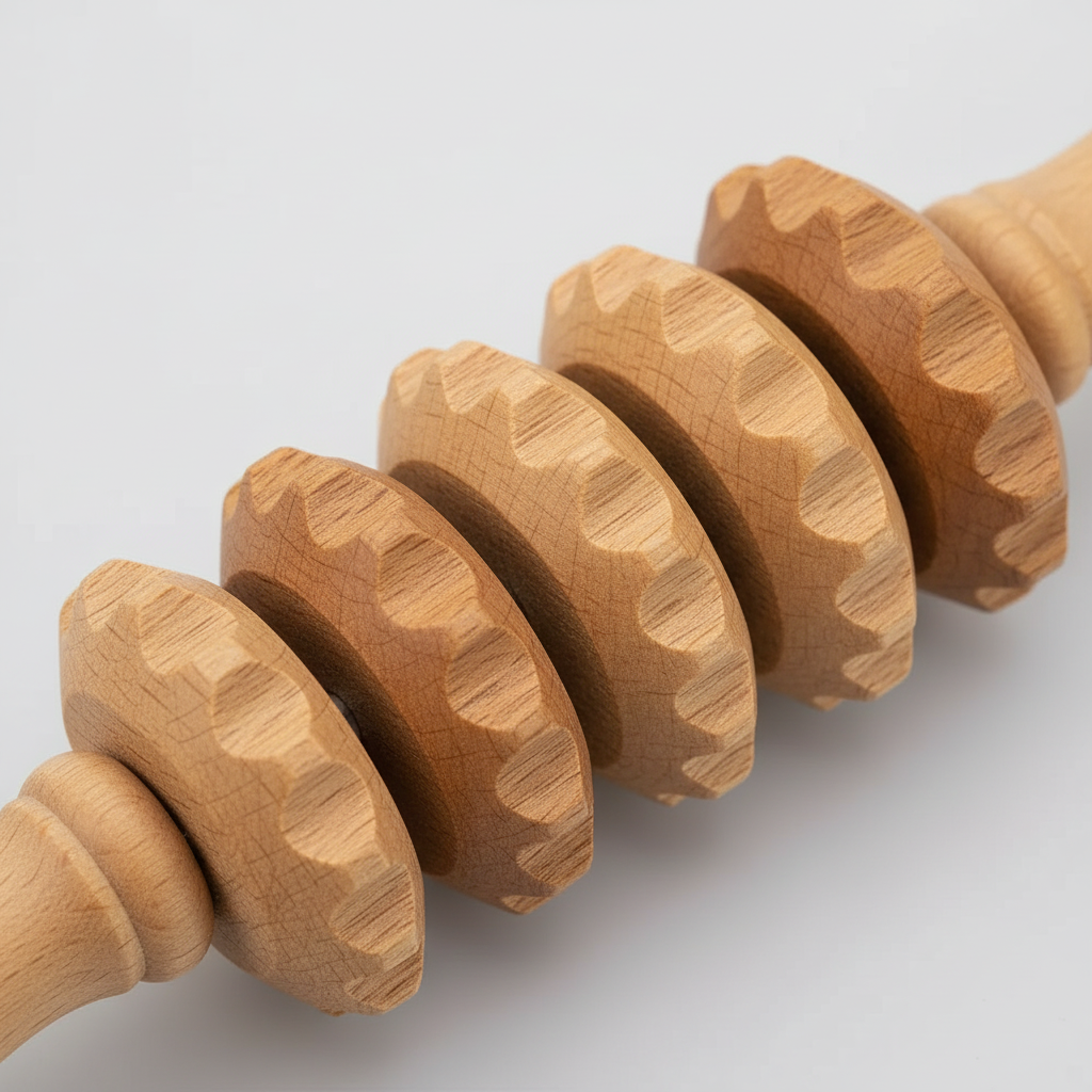 Gebogener Holz-Körperroller für Massage und Entspannung