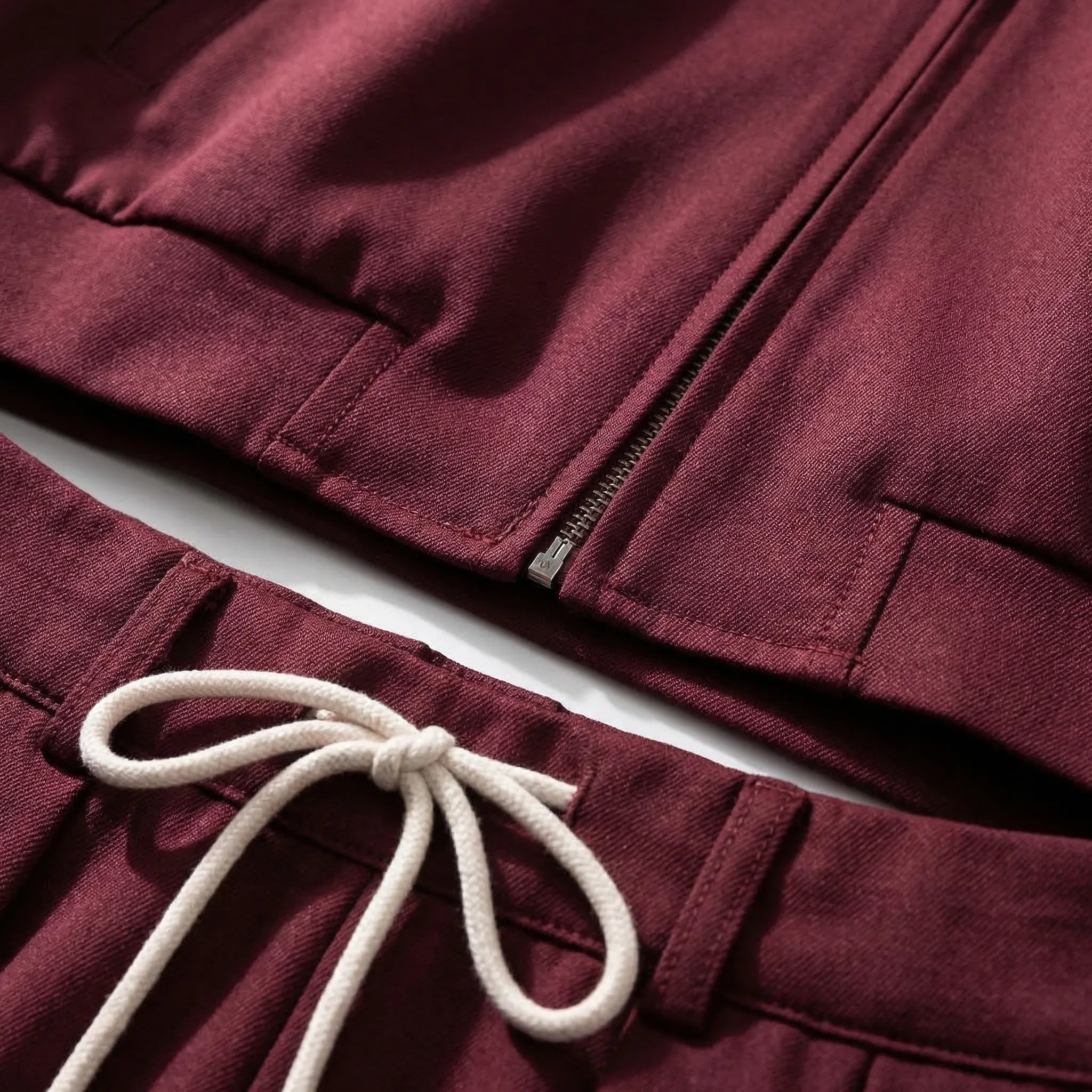 Damen zweiteiliges Set Oversize-Jacke Reißverschluss plissierter Minirock