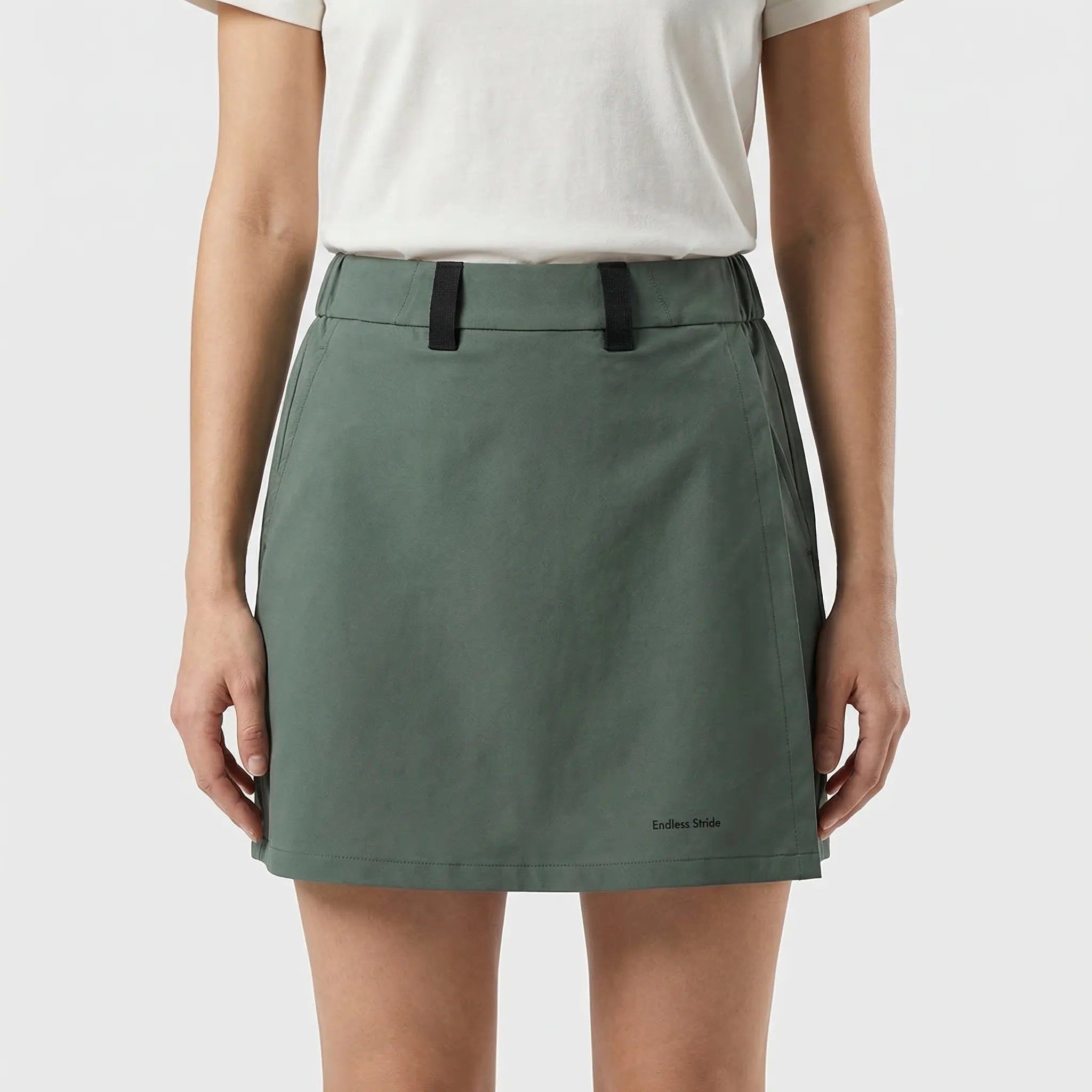 Damen A-Linien-Skort mit integrierten Shorts für Wandern und Freizeit