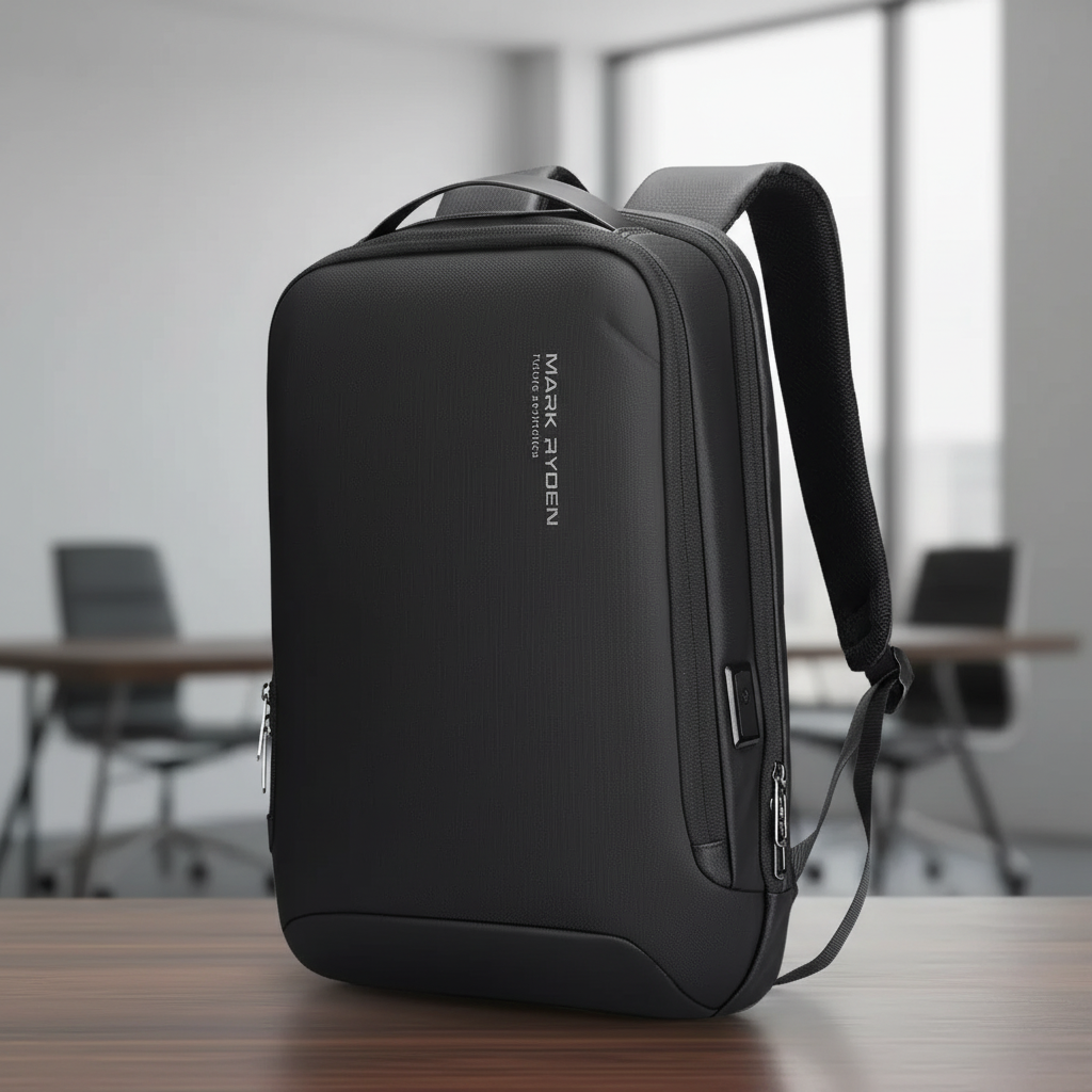Geschäftsrucksack Laptop kratzerbeständig USB-Ladeanschluss