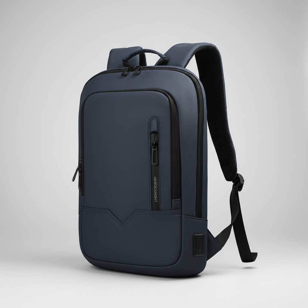 Laptop-Rucksack schmal wasserabweisend mit Ladeport Pendlerrucksack