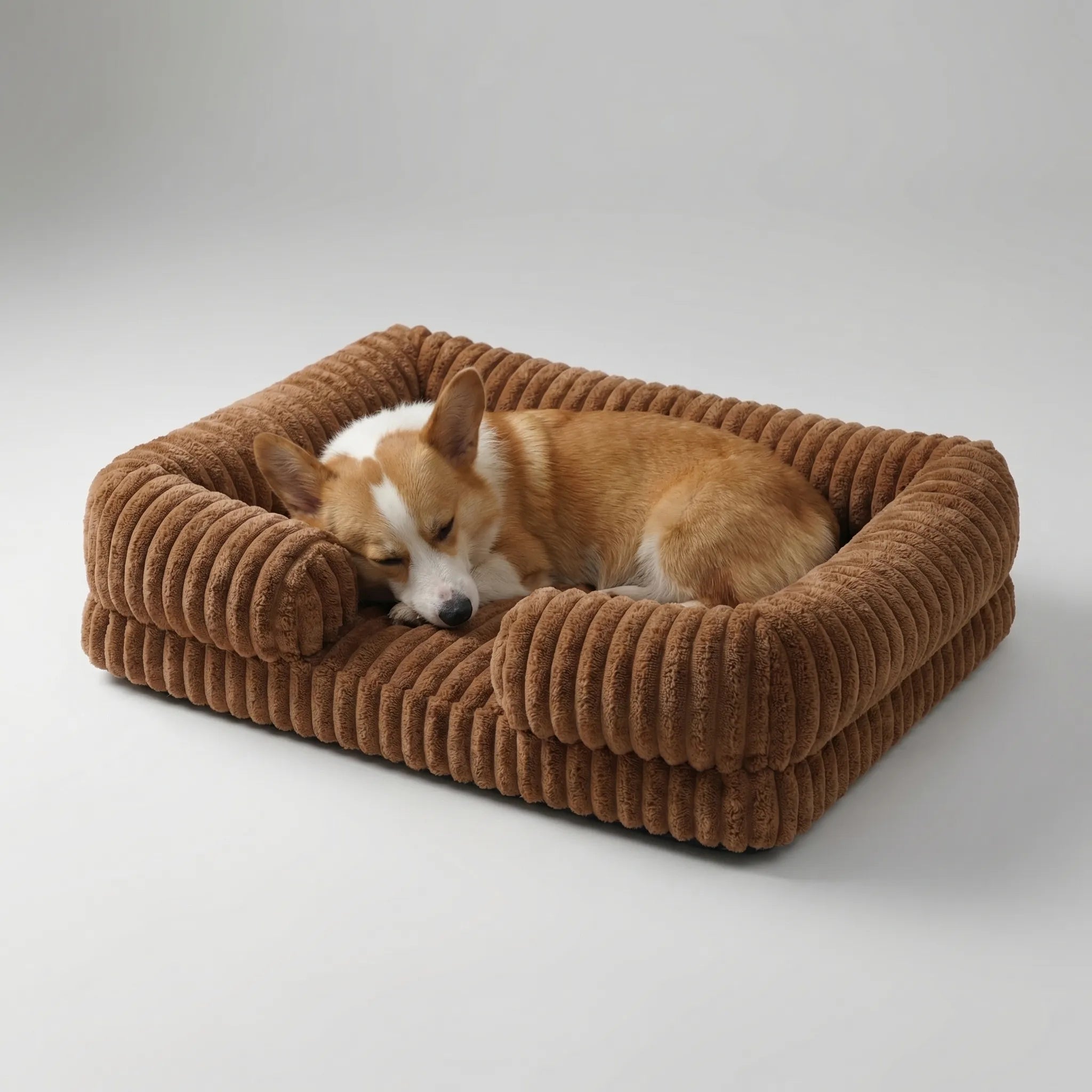 Orthopädisches Hundebett im Sofa-Stil mit Memory-Schaum und waschbarem Bezug
