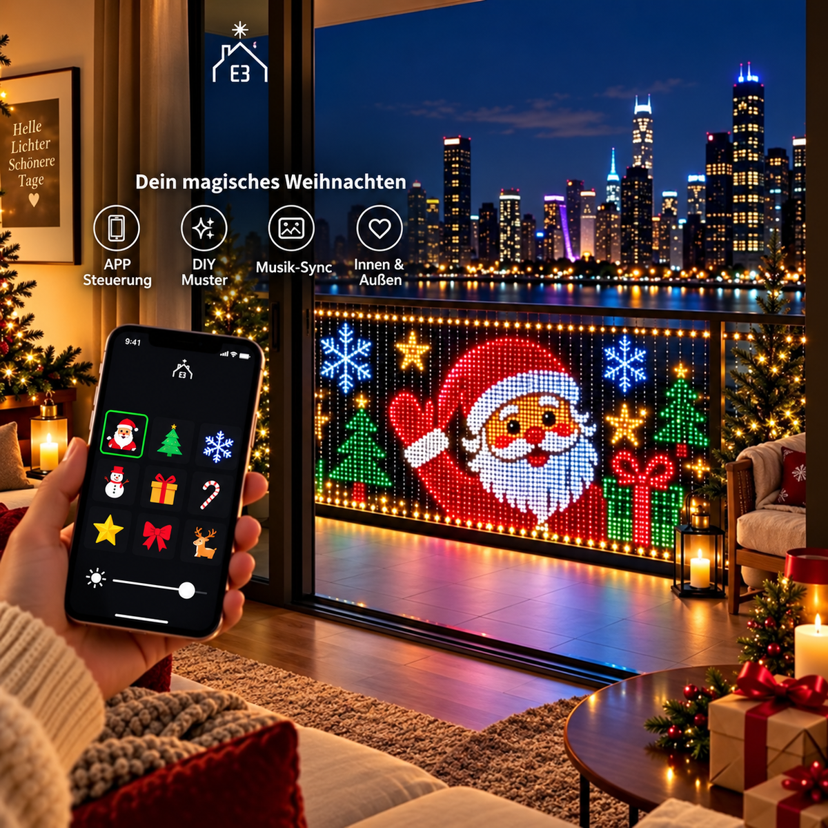 Nordspur | Smart RGBIC Outdoor-LED-Netzleuchten