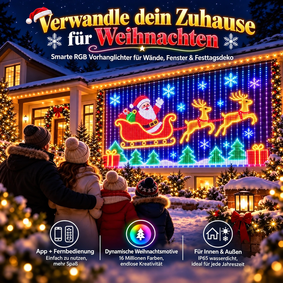 Nordspur | Smart RGBIC Outdoor-LED-Netzleuchten