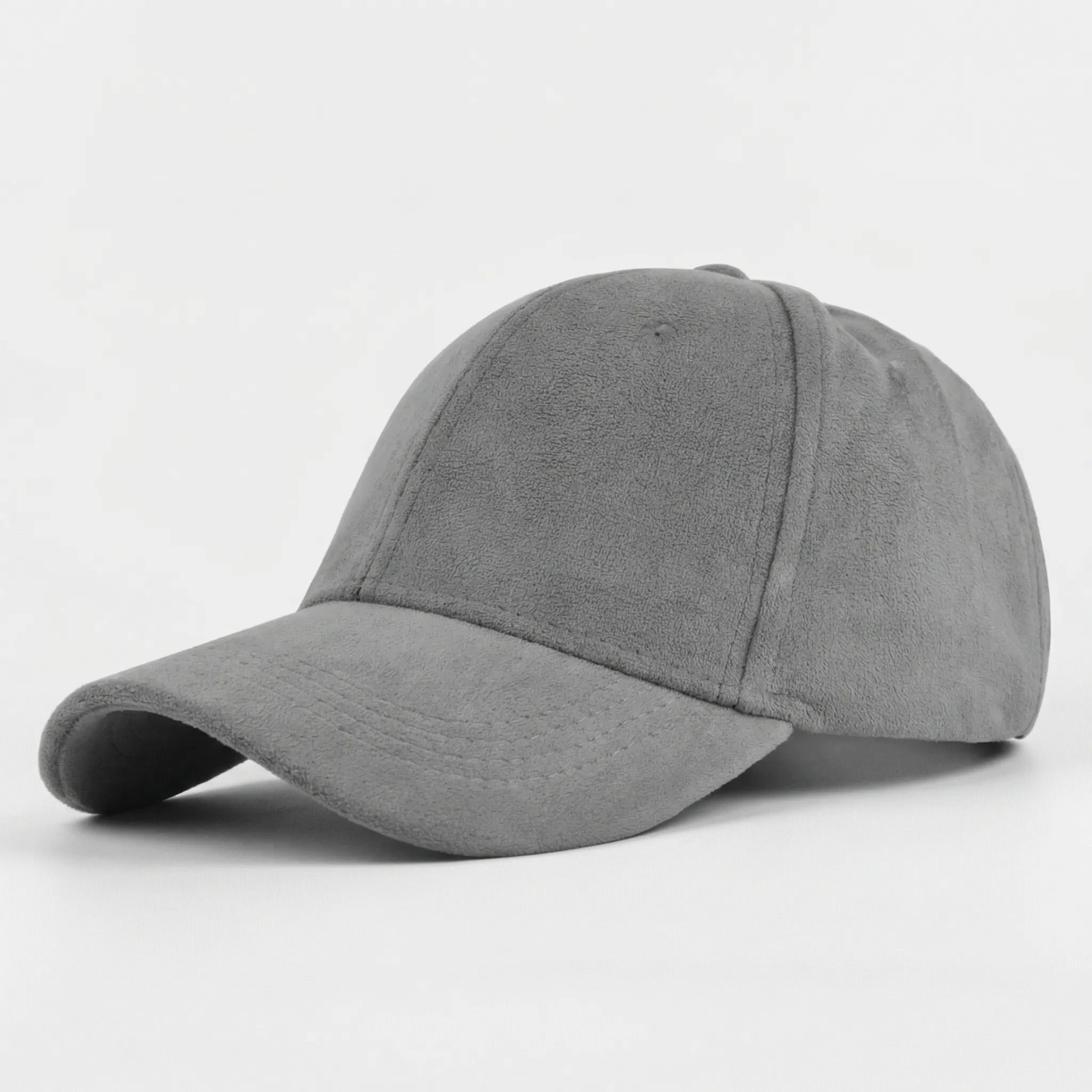 Retro Baseballkappe Wildleder-Optik mit Snapback-Verschluss