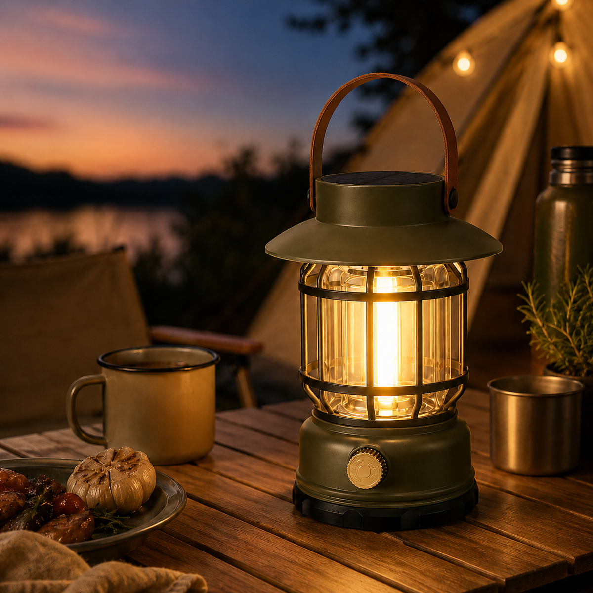 Nordspur | Solantis Tragbare 360-Grad LED-Campinglaterne
