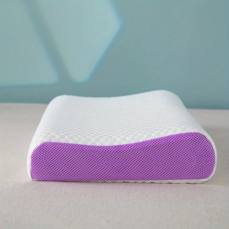 Ergonomisches Nackenstützkissen mit atmungsaktiver Schicht