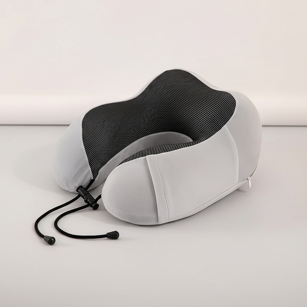 U-förmiges Memory-Foam-Nackenkissen ergonomische Halsstütze Reisekissen