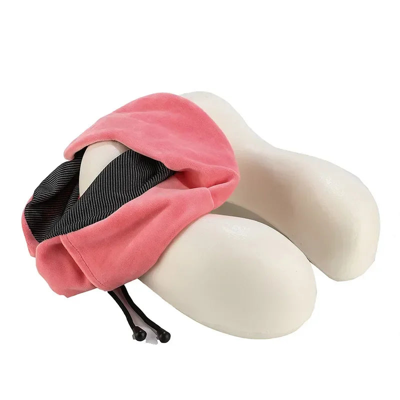U-förmiges Memory-Foam-Nackenkissen ergonomische Halsstütze Reisekissen