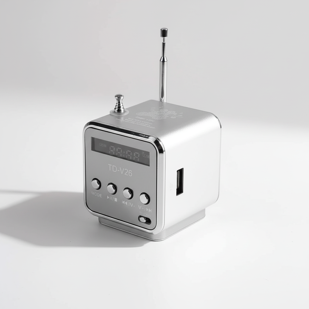 Tragbarer wiederaufladbarer Mini-Lautsprecher mit Bluetooth FM Radio