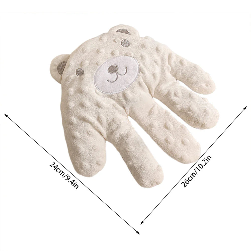 Weiches Säuglings-Druckkissen mit handförmigem Design für beruhigenden Schlaf