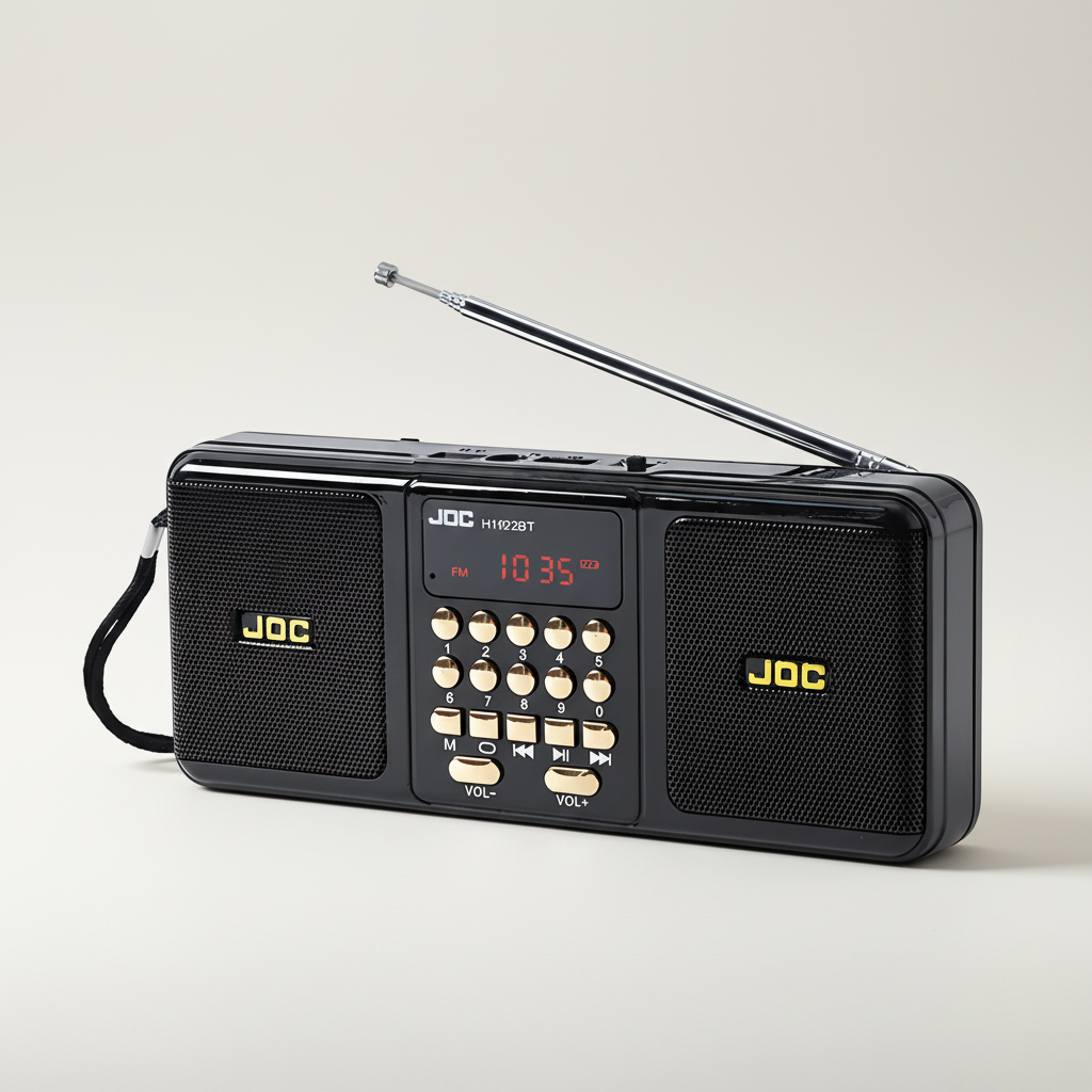 Tragbares Radio Lautsprecher mit Bluetooth Streaming und MP3-Wiedergabe
