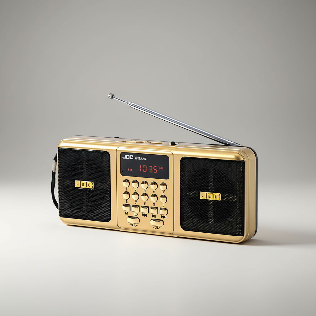 Tragbares Radio Lautsprecher mit Bluetooth Streaming und MP3-Wiedergabe