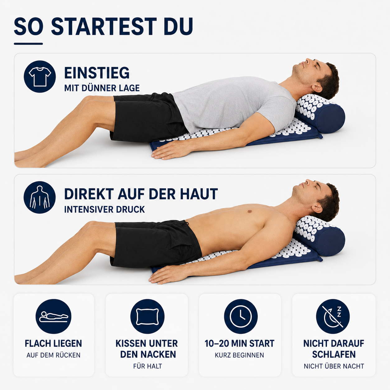 Nordspur | Spikelyn Akupressur-Therapiematten-Set