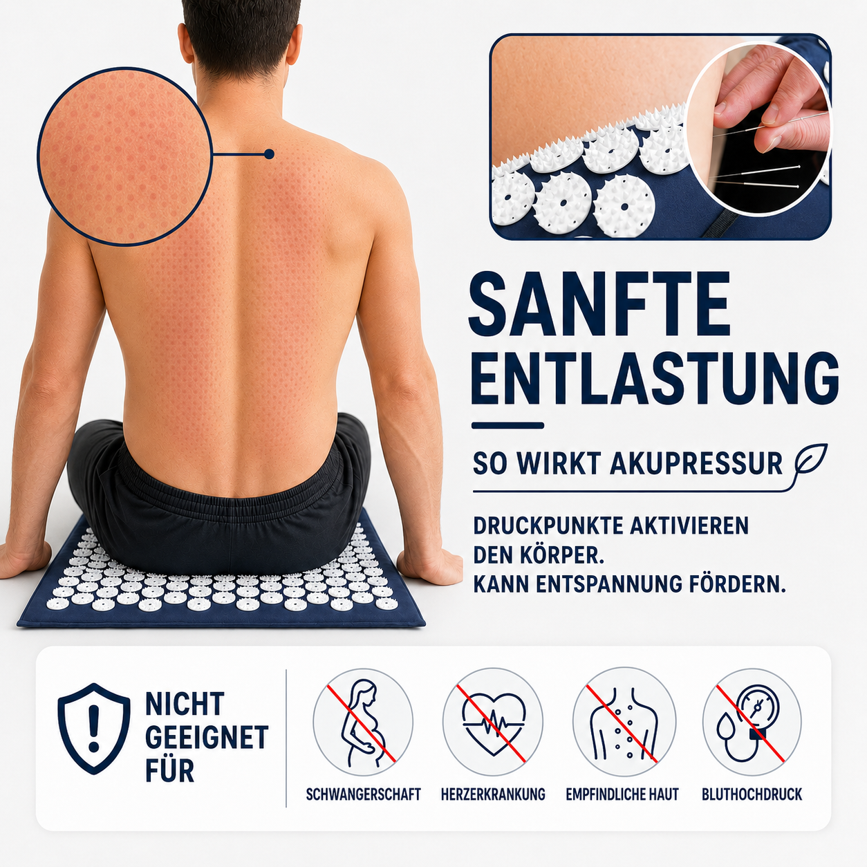 Nordspur | Spikelyn Akupressur-Therapiematten-Set