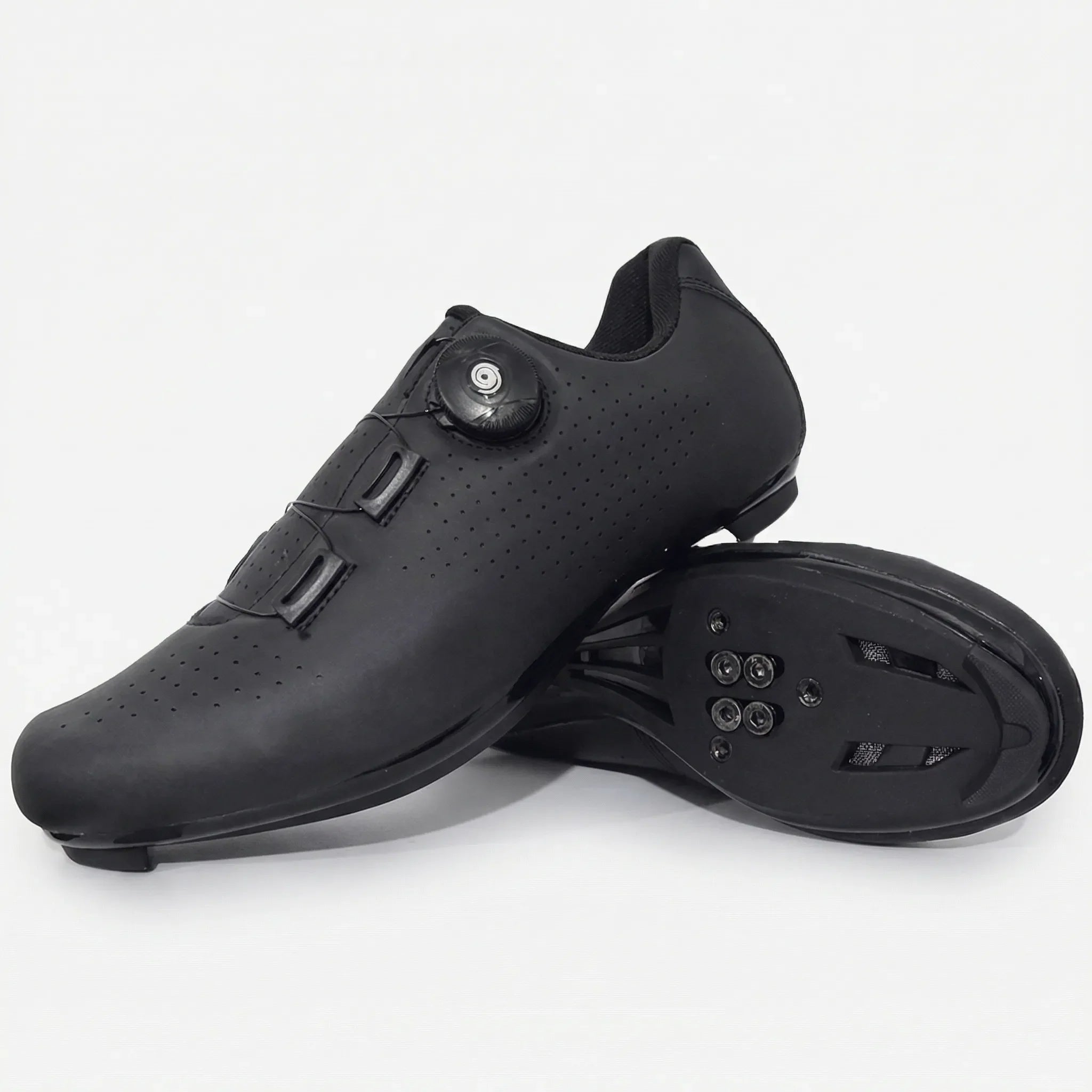SPD-kompatible Rennrad-Schuhe leicht mit Drehrädchen-Verschluss