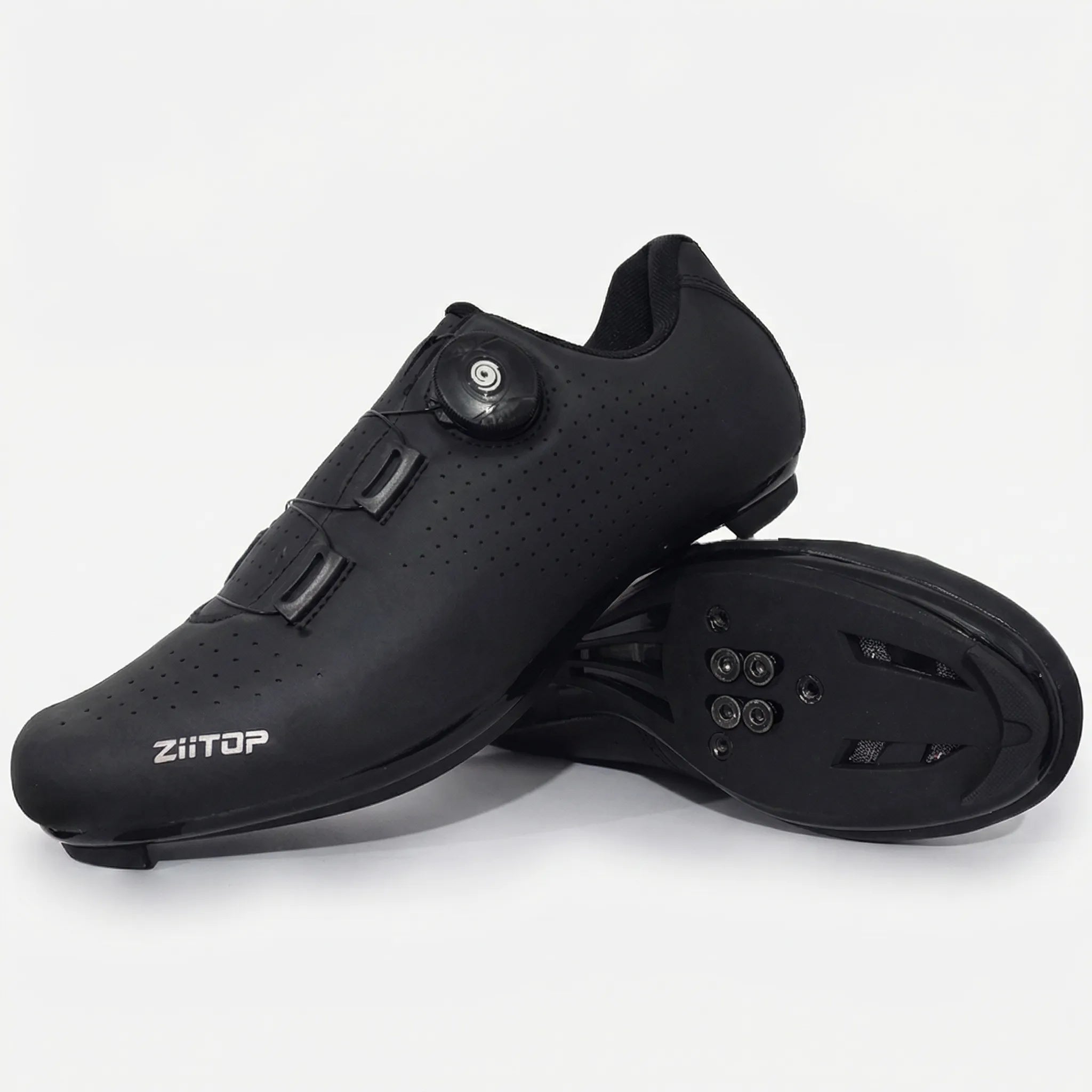 SPD-kompatible Rennrad-Schuhe leicht mit Drehrädchen-Verschluss