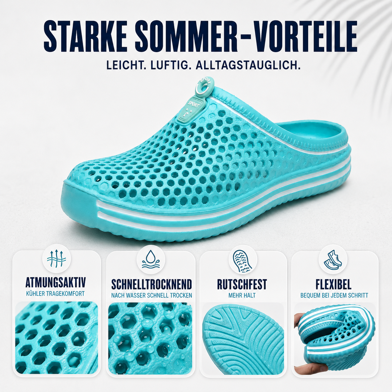Nordspur | Splashco Hollow-Out Slip-On Wasser-Sandale