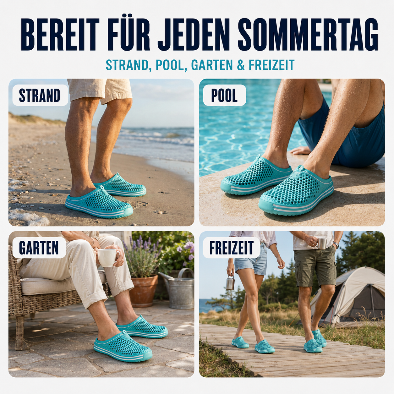 Nordspur | Splashco Hollow-Out Slip-On Wasser-Sandale