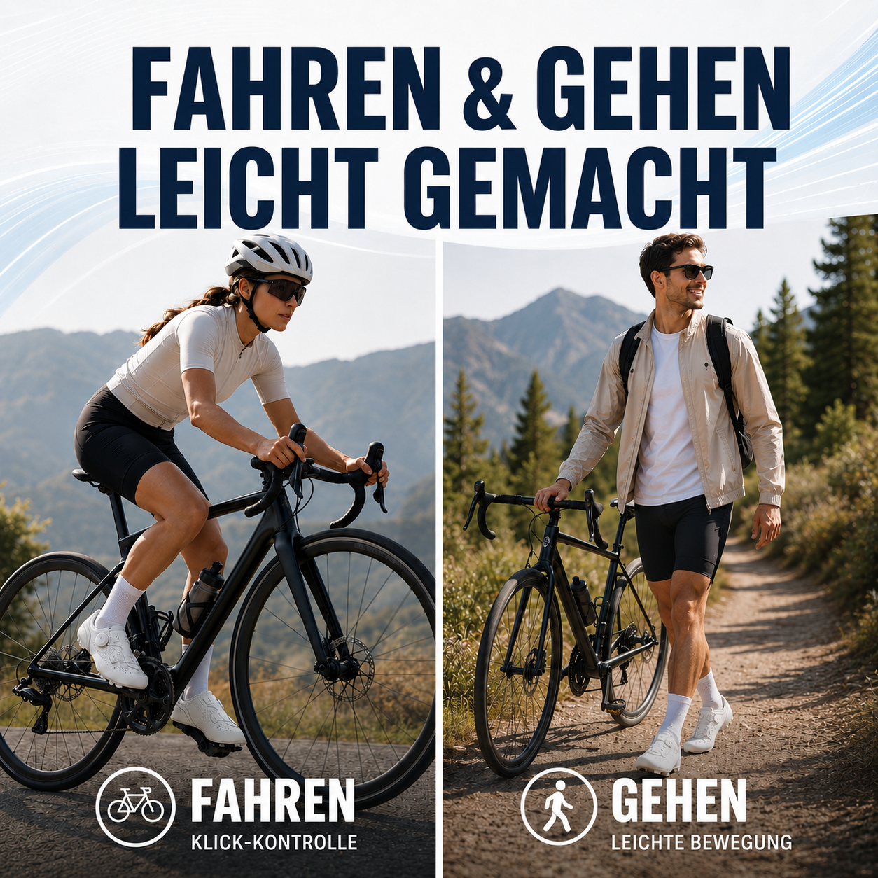 Nordspur | Sprintlock Selbstsperrend SPD Rennrad-Schuh