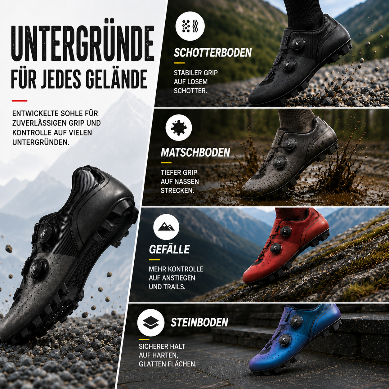 Nordspur | Sprintlock Selbstsperrend SPD Rennrad-Schuh