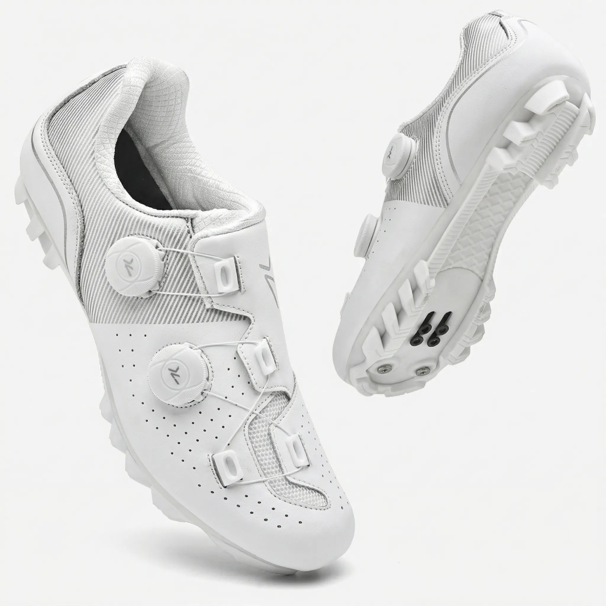 Rennrad-Schuh SPD-kompatibel atmungsaktiv Drehschnallen-Verschluss