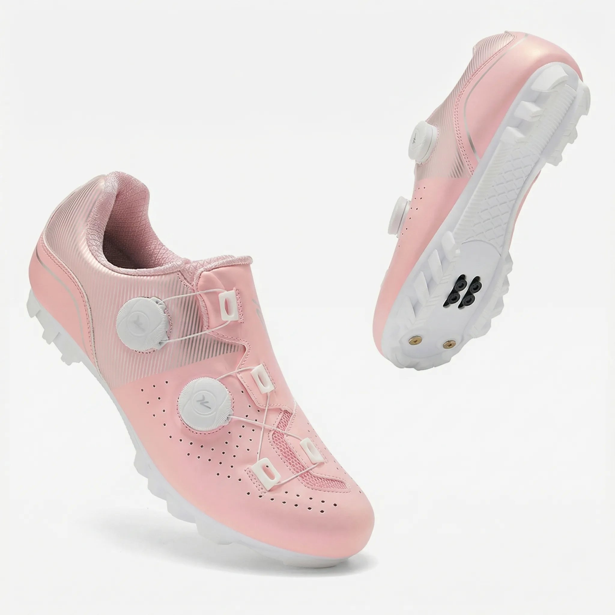 Rennrad-Schuh SPD-kompatibel atmungsaktiv Drehschnallen-Verschluss