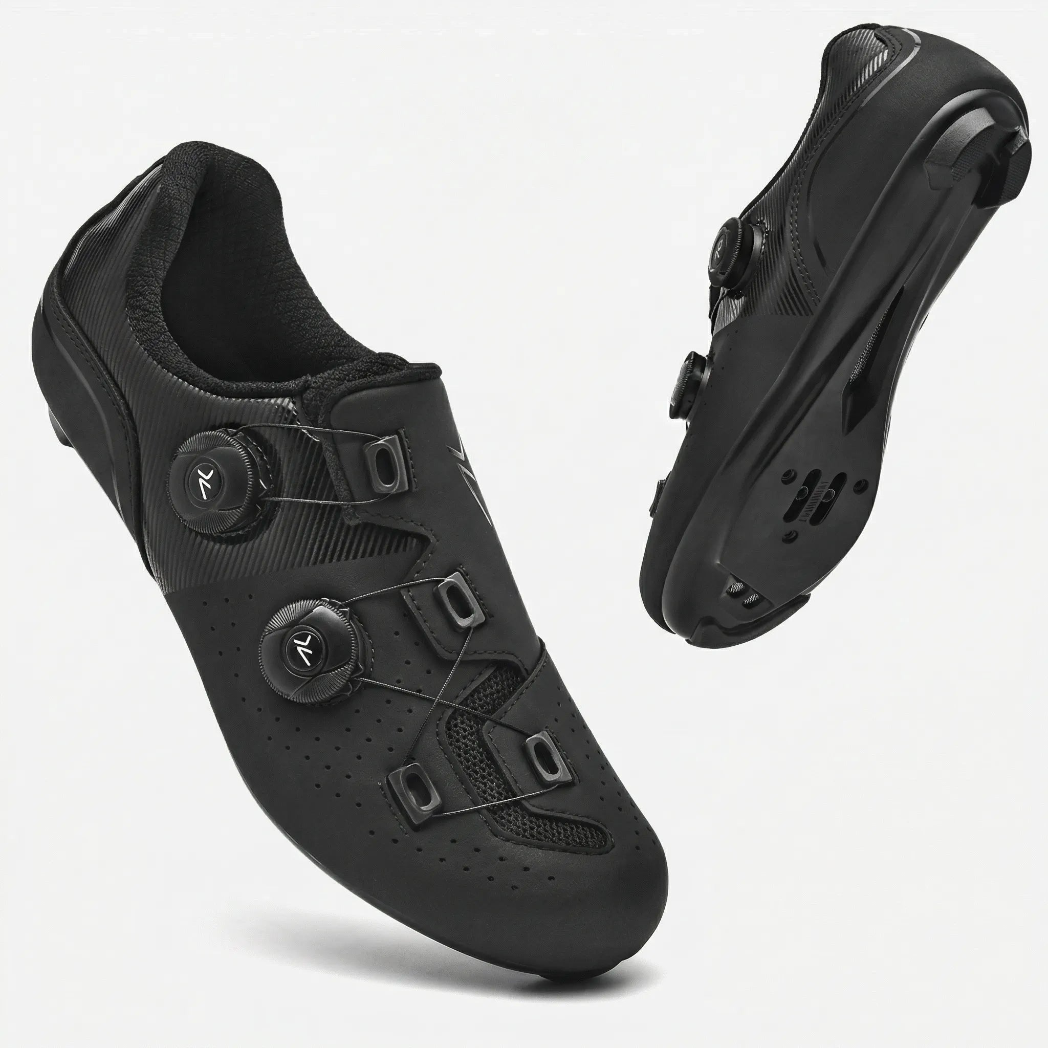 Rennrad-Schuh SPD-kompatibel atmungsaktiv Drehschnallen-Verschluss