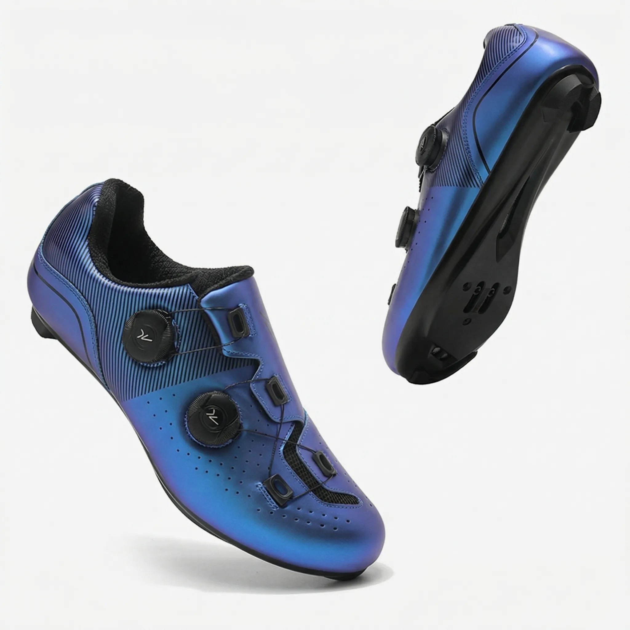 Rennrad-Schuh SPD-kompatibel atmungsaktiv Drehschnallen-Verschluss