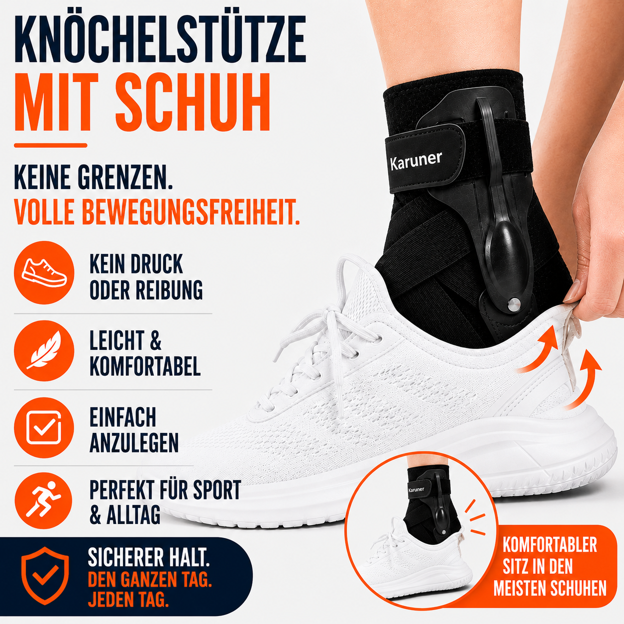 Nordspur | Stabilynx Knöchelstabilisator mit niedrigem Profil