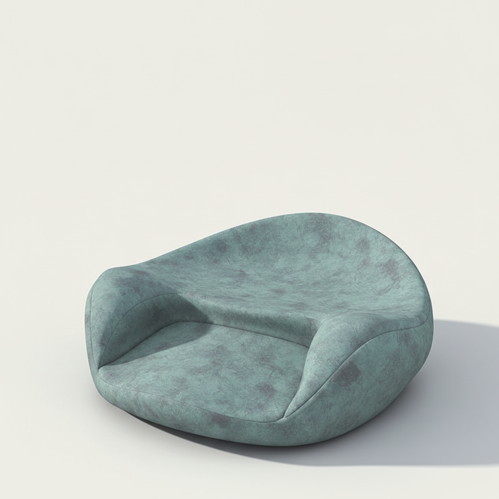 Ergonomisches Meditationskissen U-Form mit Memory-Füllung Yoga