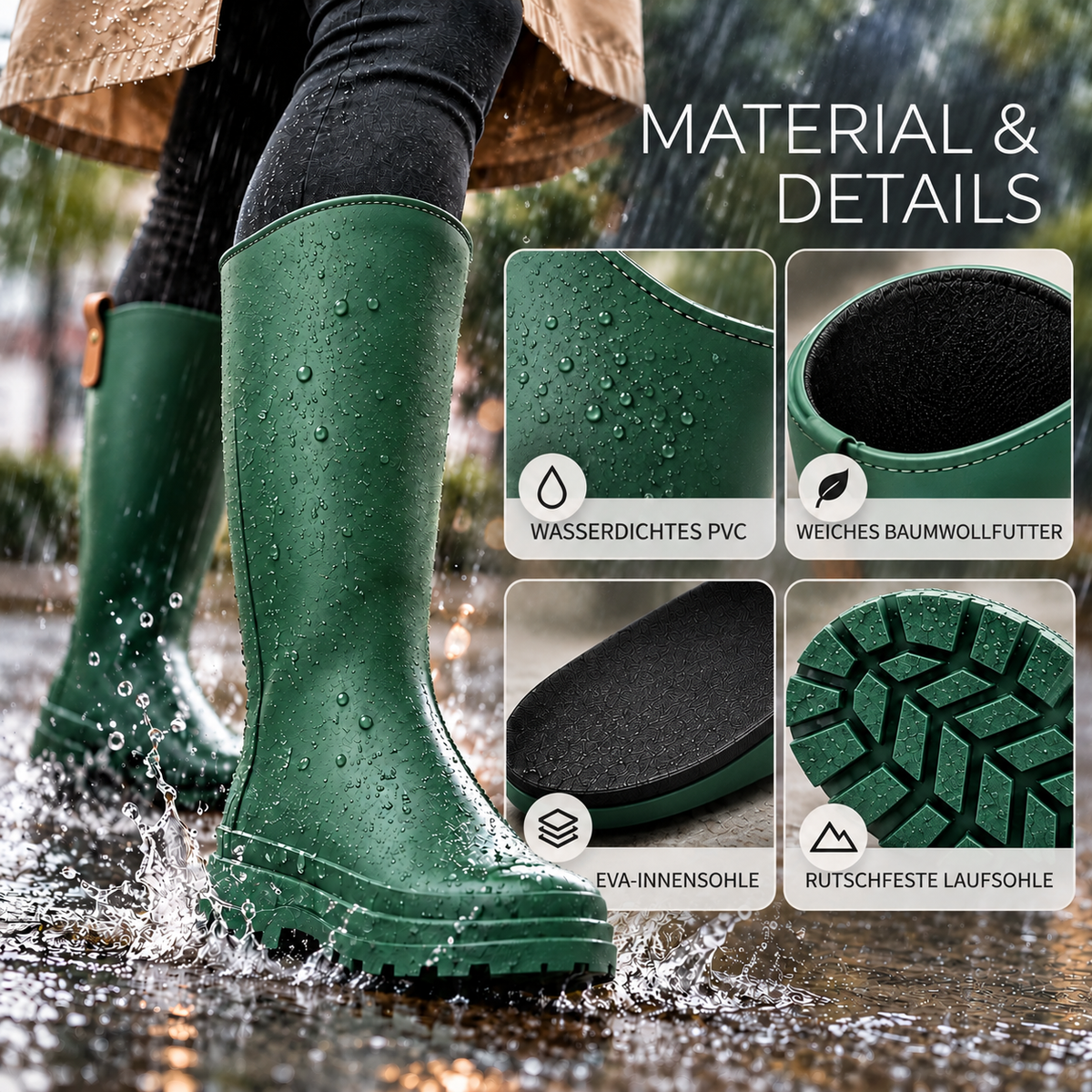 Nordspur | StormTread Kniehohe Stiefel