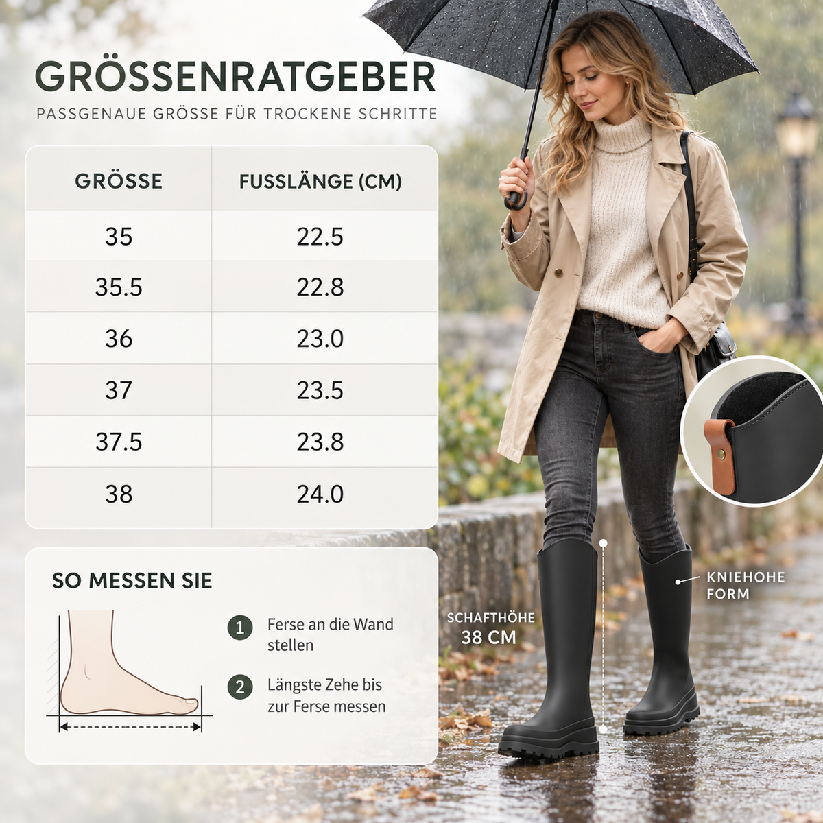 Nordspur | StormTread Kniehohe Stiefel
