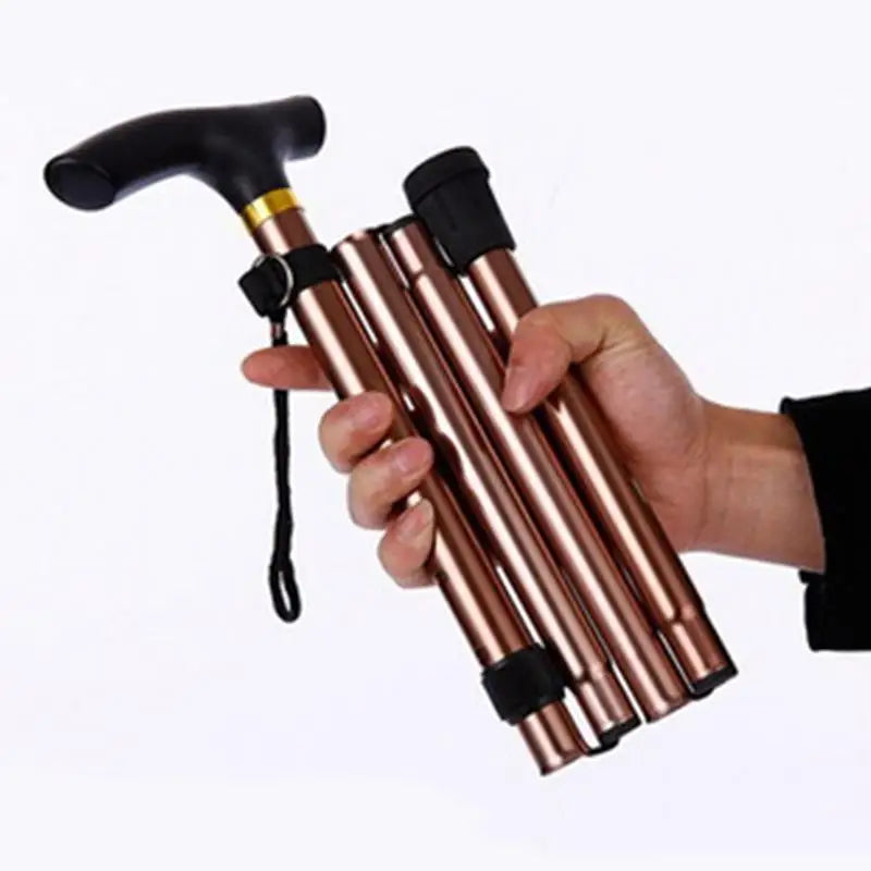 Klappbarer Teleskop-Wanderstock leicht ergonomisch