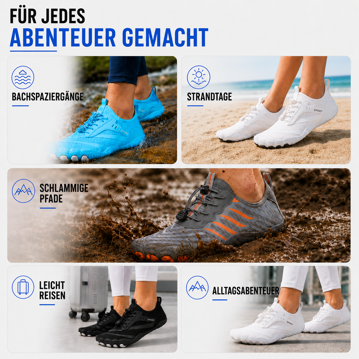 Nordspur | Strideox Unisex Barfußsohle Sportschuh